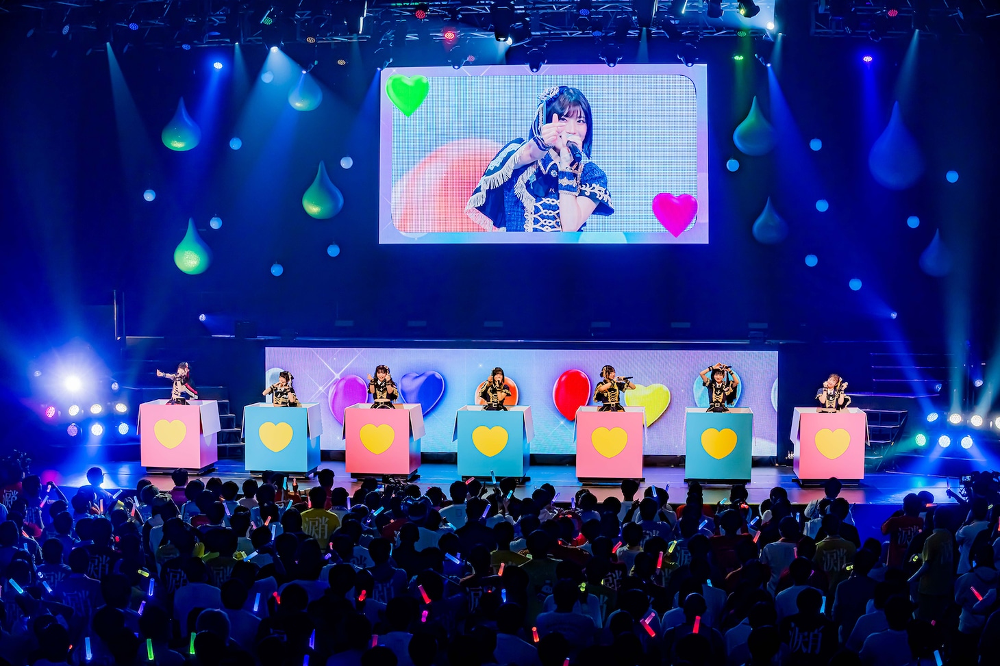 「なみだ色の消しごむ 4thワンマンライブ『この日のなみだは、絶対に消さない。』」の様子。