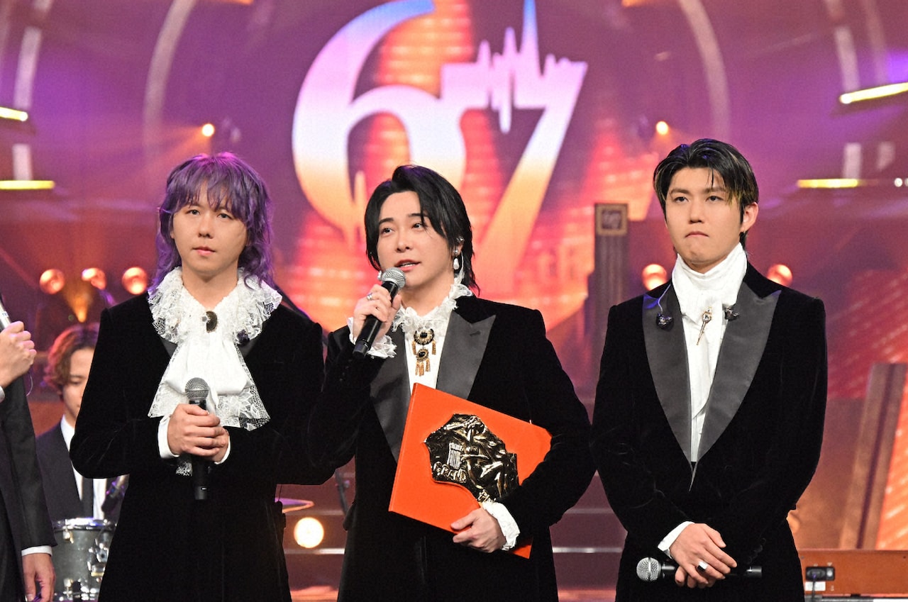 Mrs. GREEN APPLEが「日本レコード大賞」受賞、3年連続受賞の快挙達成