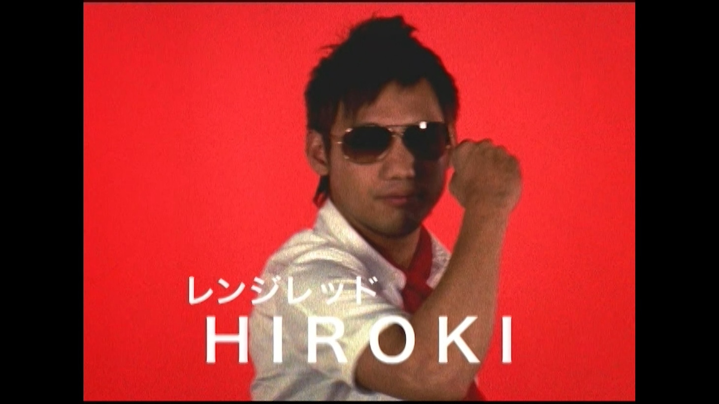 レンジレッドのHIROKI（Vo）。