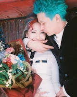 NENEとNaQstoeru.m.j.k.。（撮影：岩澤高雄）