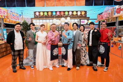 「サンド屋台 新春SP」の出演者たち。©︎TBS