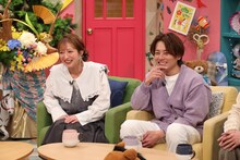 左から辻希美、杉浦太陽。©︎テレビ朝日