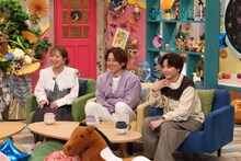 左から辻希美、杉浦太陽、小池徹平。©︎テレビ朝日