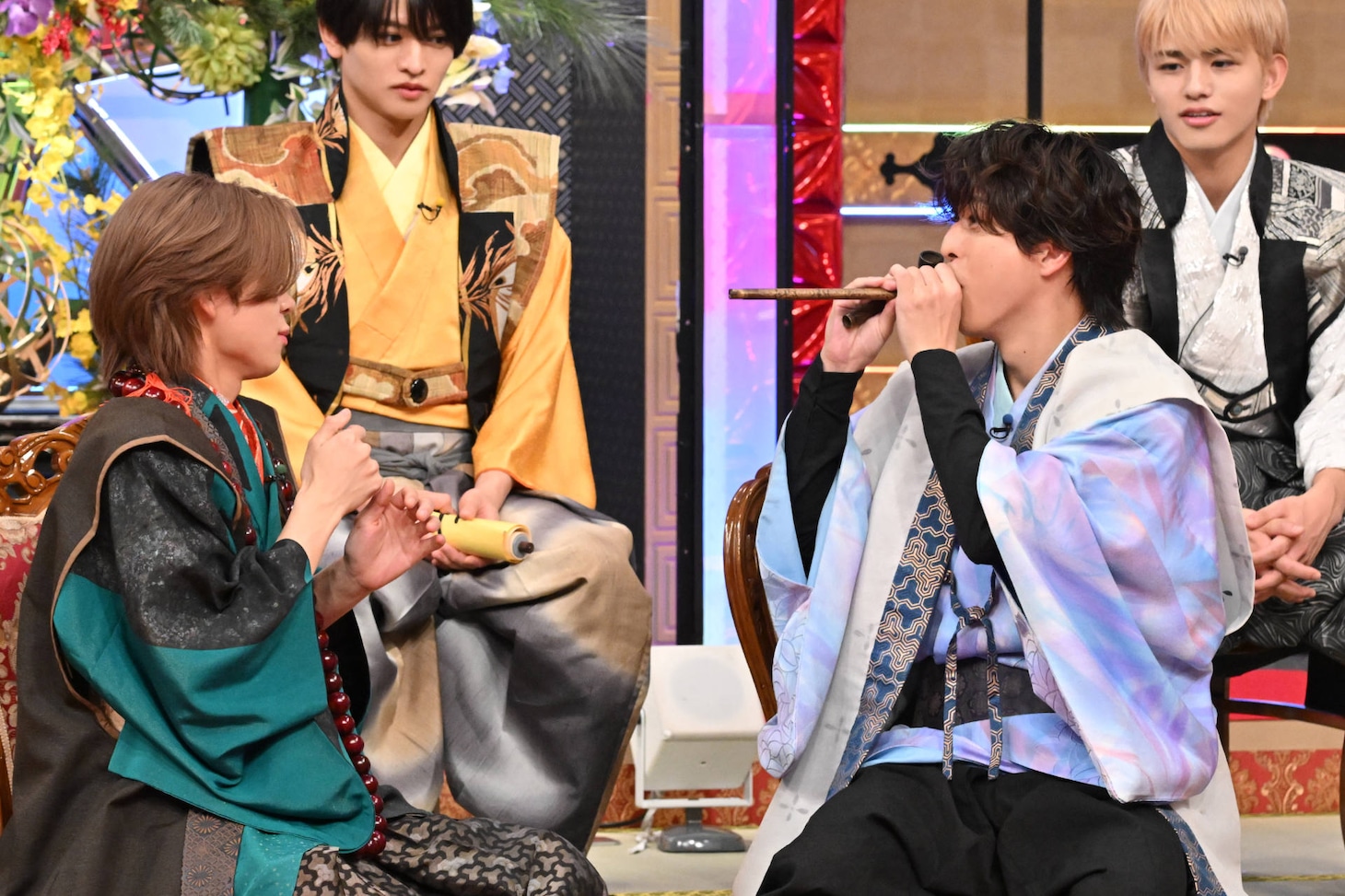 左から松島聡、猪俣周杜、寺西拓人、篠塚大輝。©テレビ朝日