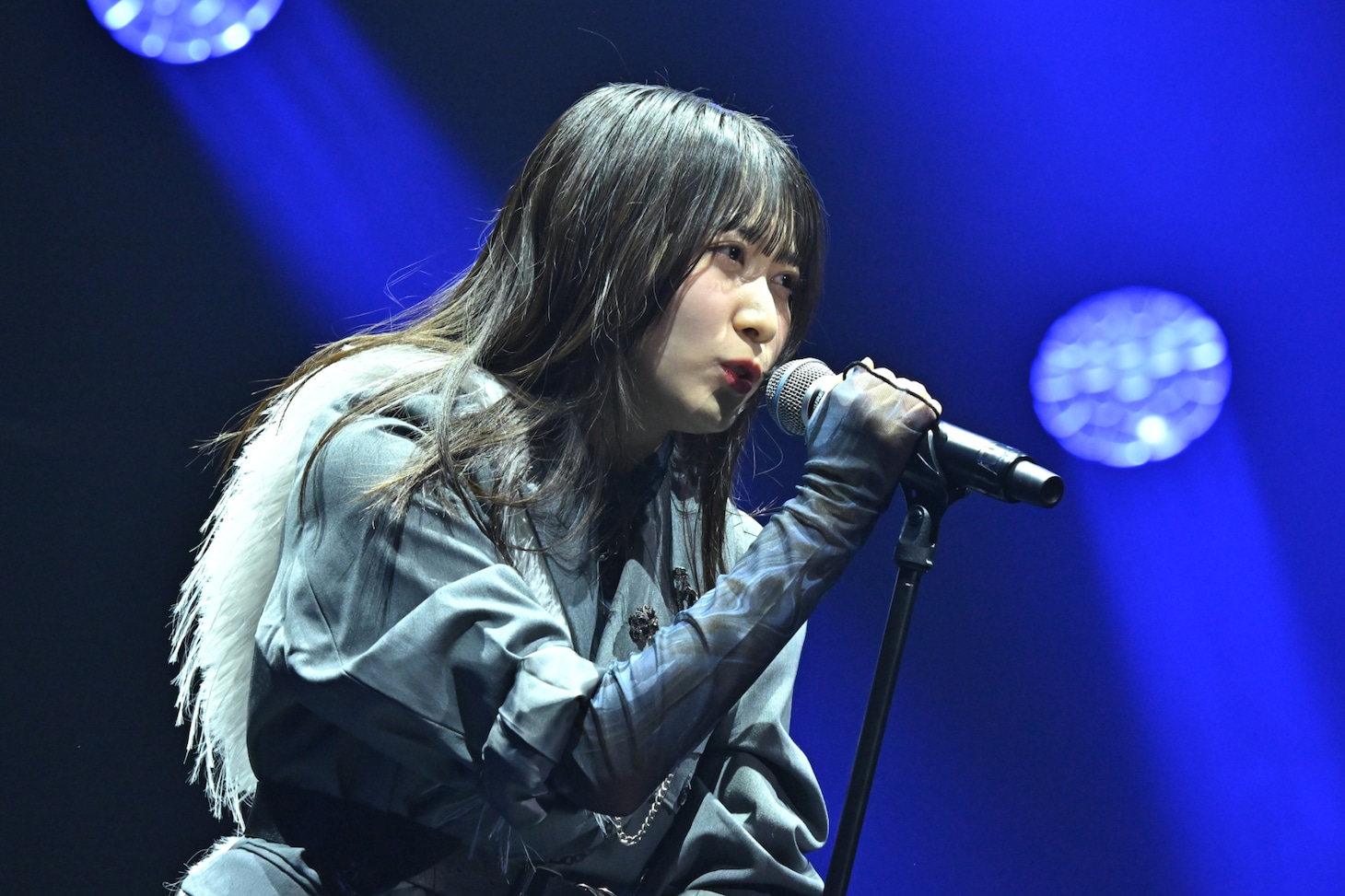 「This is heaven！」をパフォーマンスする八木仁愛。（撮影：斉藤明）