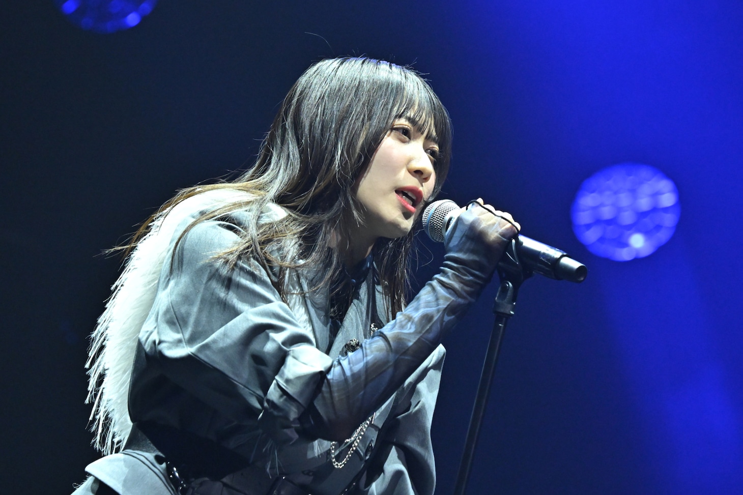 「This is heaven！」をパフォーマンスする八木仁愛。（撮影：斉藤明）