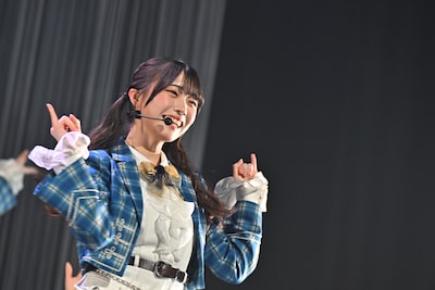 「あれはフェアリー」のメインメンバーを務める金澤亜美。（撮影：斉藤明）