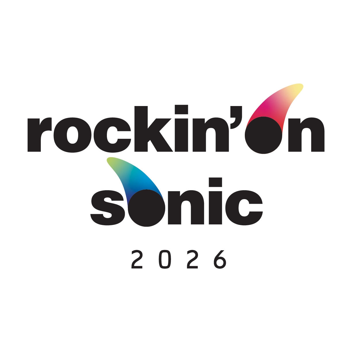 「rockin'on sonic 2026」ロゴ