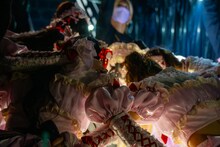 開演前に円陣を組む超ときめき♡宣伝部。