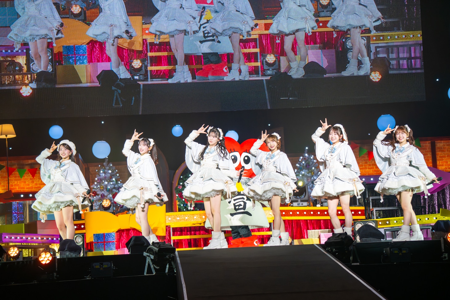 「超ときめき♡宣伝部のどきどきクリスマスパーティー 2025」の様子。