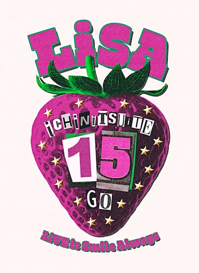 LiSA「LiVE is Smile Always～15～（iCHiNiTSUiTE GO）」ロゴ