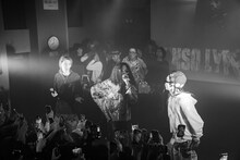 左からENEL、HARKA、MIKADO。（撮影：Kotetsu）