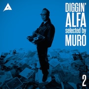 MURO「DIGGIN' ALFA -selected by MURO- 2」LP2（青盤）ジャケット