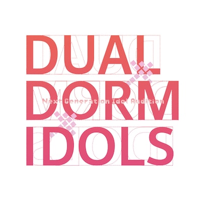 「DUAL DORM IDOLS」ロゴ