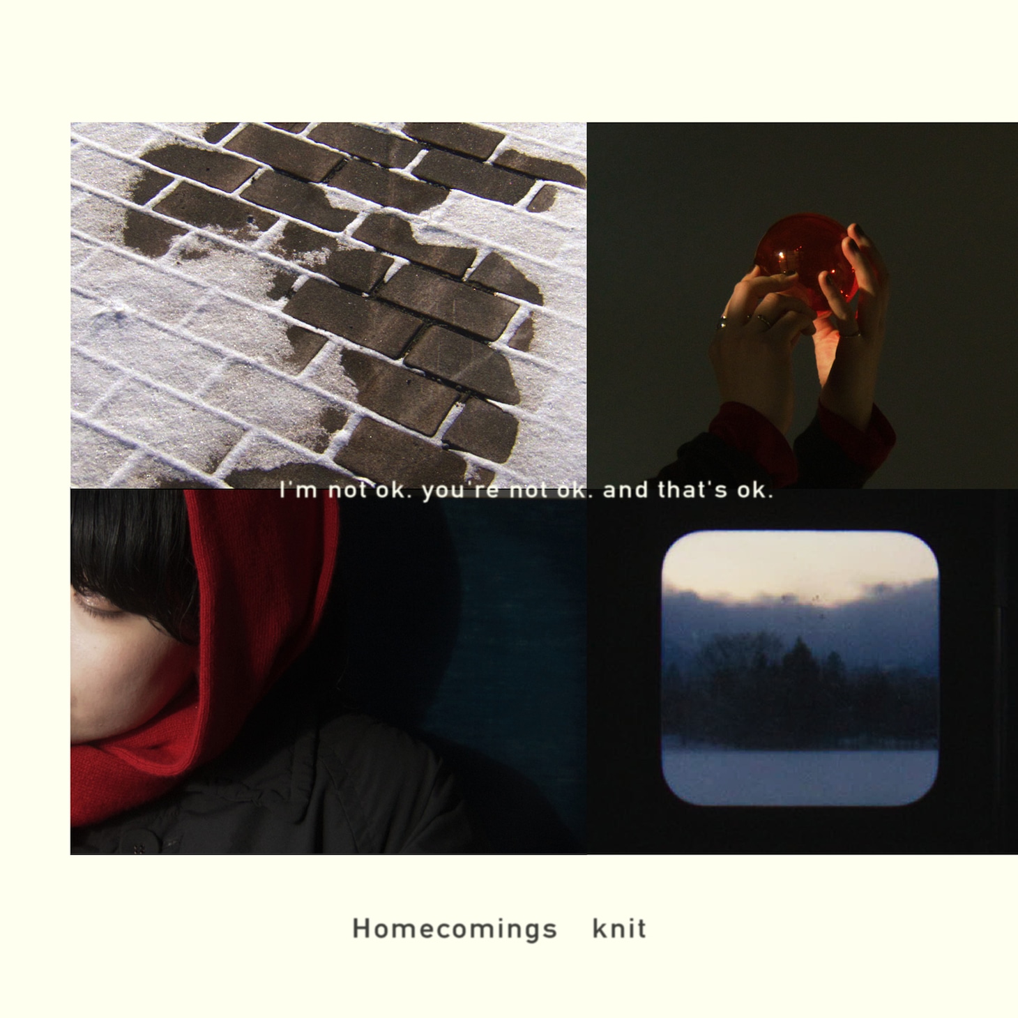 Homecomings「knit」配信ジャケット