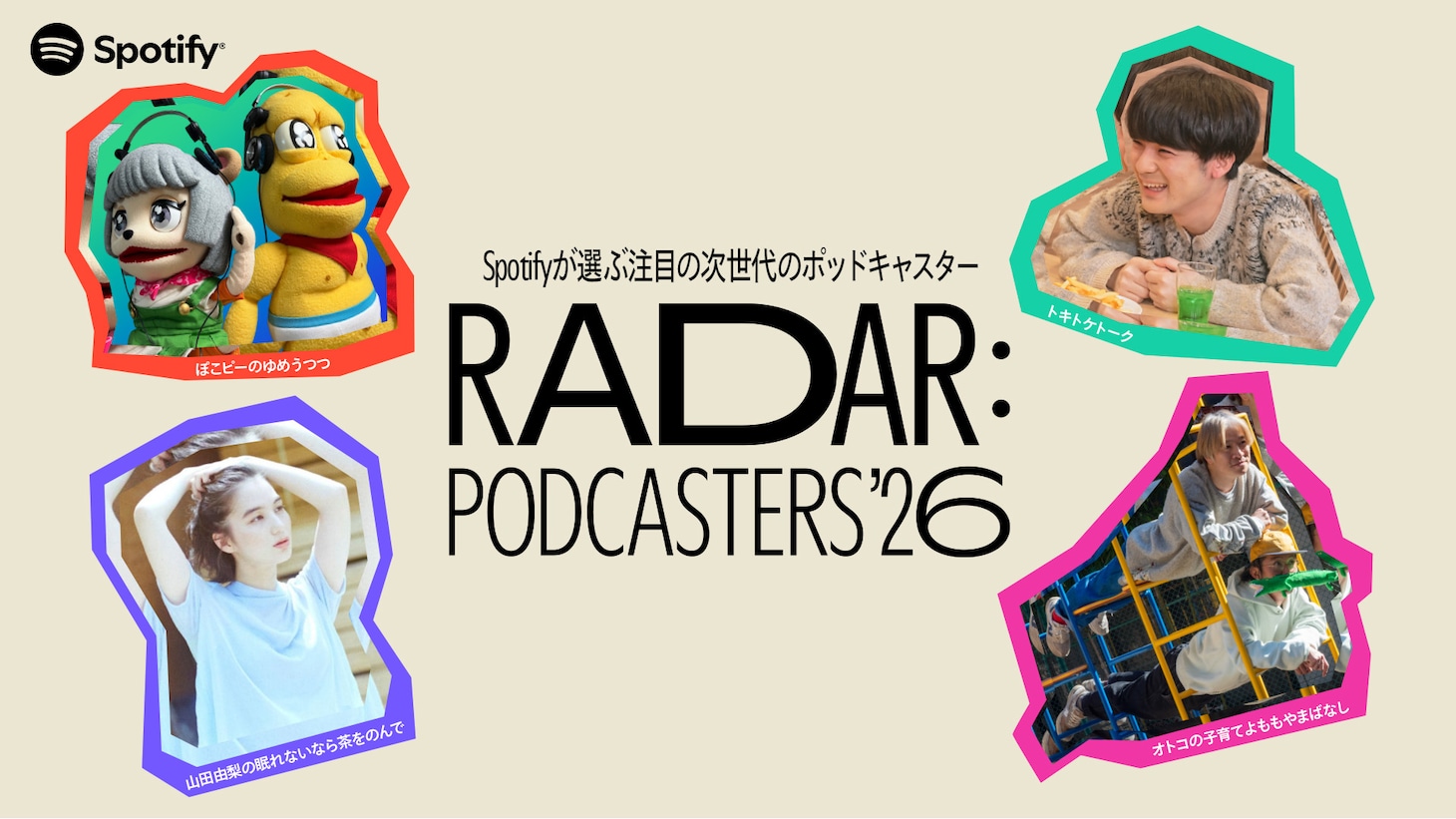 「RADAR: Podcasters 2026」キービジュアル