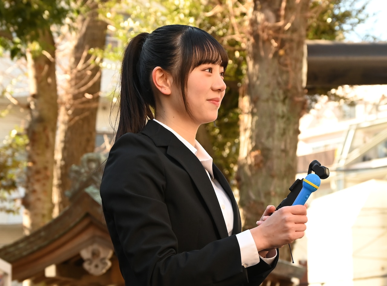 塩釜菜那（僕が見たかった青空）。1月9日に東京・気象神社で行われた成人式イベントより。