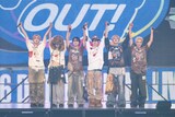 DXTEEN。グループ史上最大規模のワンマンライブ「2026 DXTEEN ARENA LIVE ～FULL OUT！～」より。（撮影：田中聖太郎写真事務所）