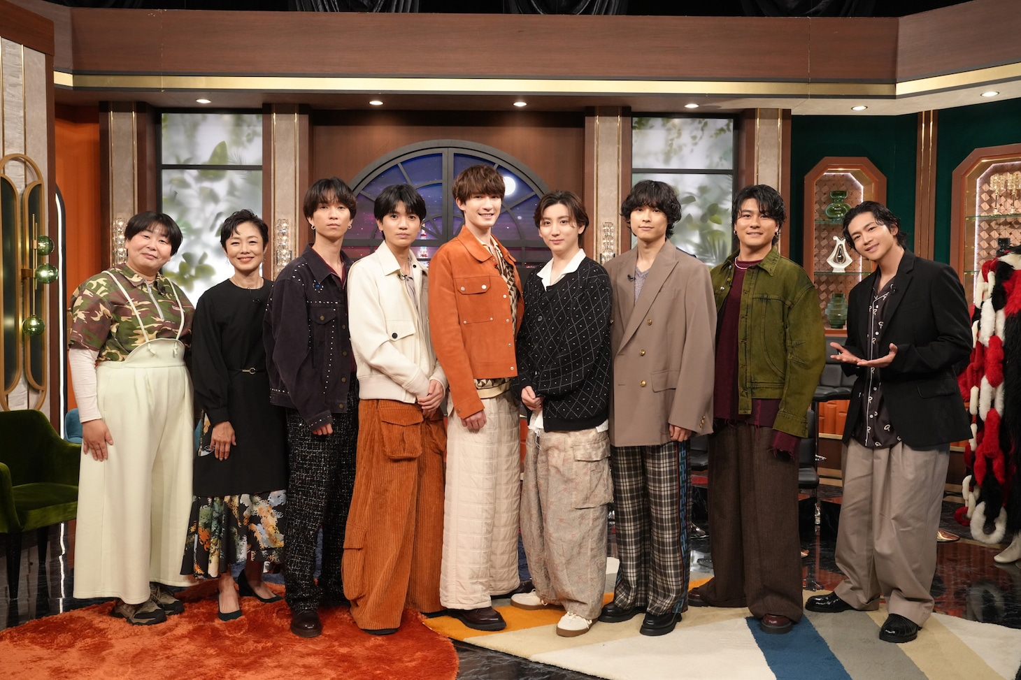 「with MUSIC」に出演するSixTONES。©︎日本テレビ