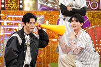 進行役の藤森慎吾（左）と柏木悠（右）。©︎日本テレビ