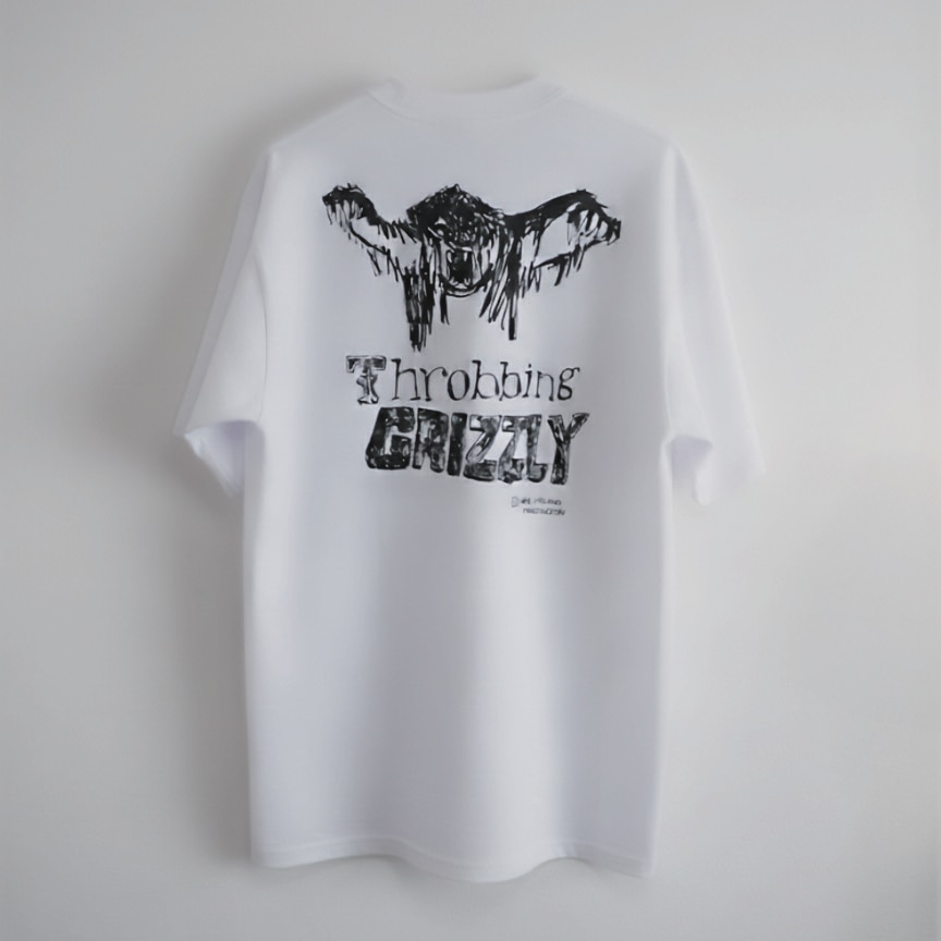 復刻 Hair Stylistics「Throbbing GRIZZLY」ショートスリーブ（バック）