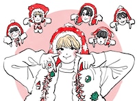 今月のイラスト：NCT WISHの全力「TT（原曲：TWICE）」。