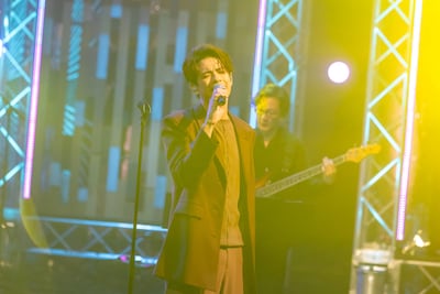 「The Covers ラブソング・ナイト 2026」より、森崎ウィン。©︎NHK