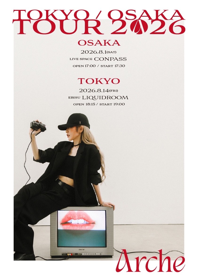「Arche 東阪ツアー2026」告知ビジュアル