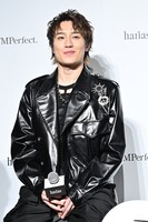 イベント中、トークを盛り上げた椿泰我。