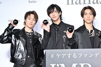 左から椿泰我、松井奏、鈴木大河。