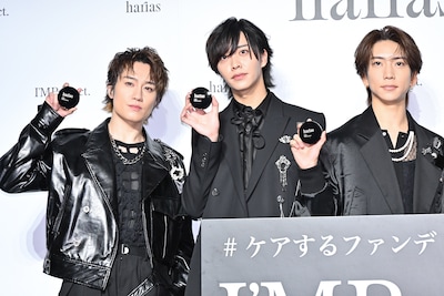 左から椿泰我、松井奏、鈴木大河。