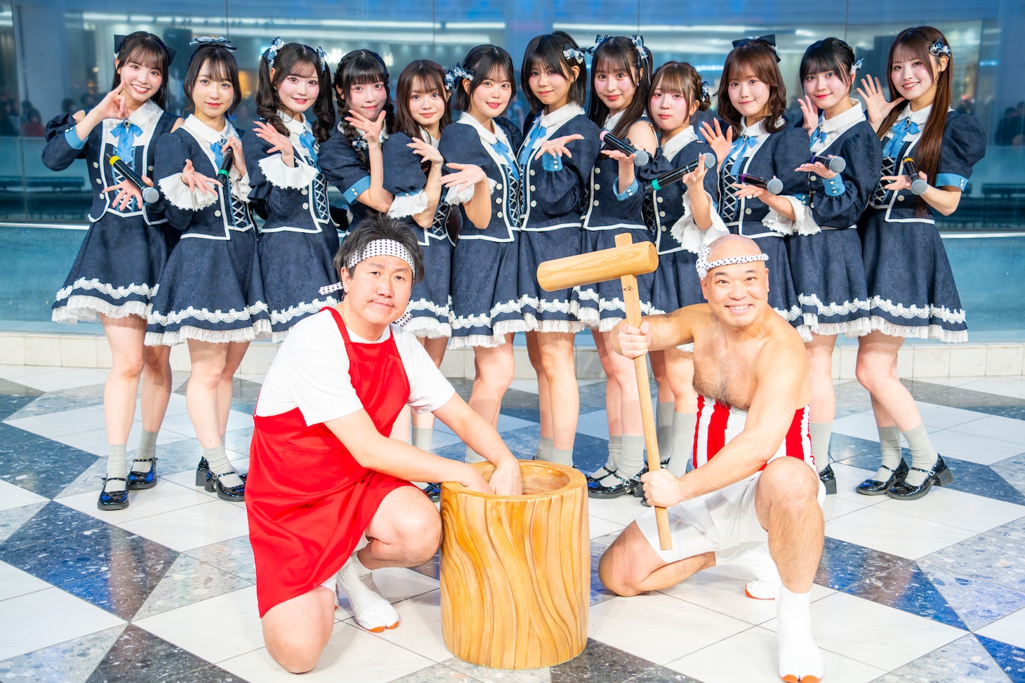 クールポコ。と記念撮影する可憐なアイボリー。