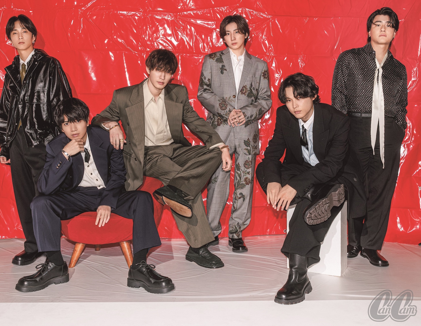 SixTONES。「CanCam」3月号より。