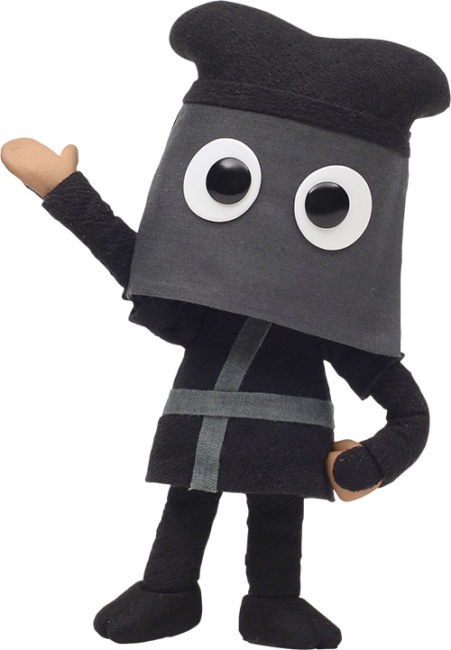 日本ガイシの製品・サービスを象徴する企業キャラクター「クロコくん」。