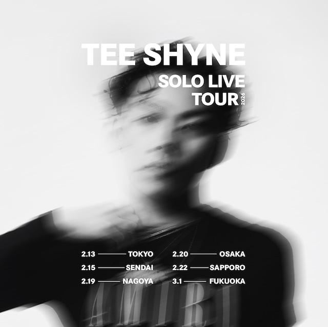 Tee Shyne「SOLO LIVE TOUR 2026」ビジュアル
