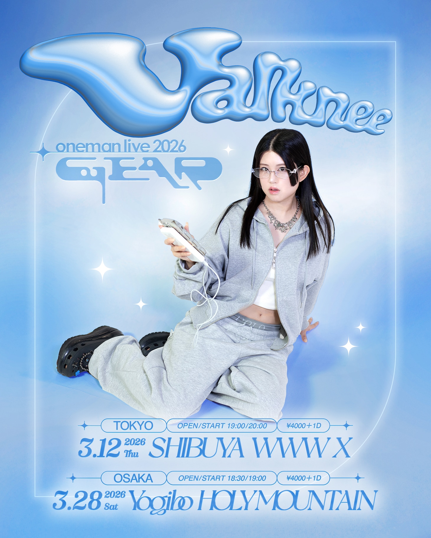 「valknee one man live 2026 "Gear"」ビジュアル