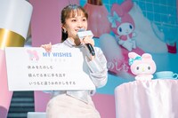 「マイウィッシュリスト」を発表する百田夏菜子（ももいろクローバーZ）。