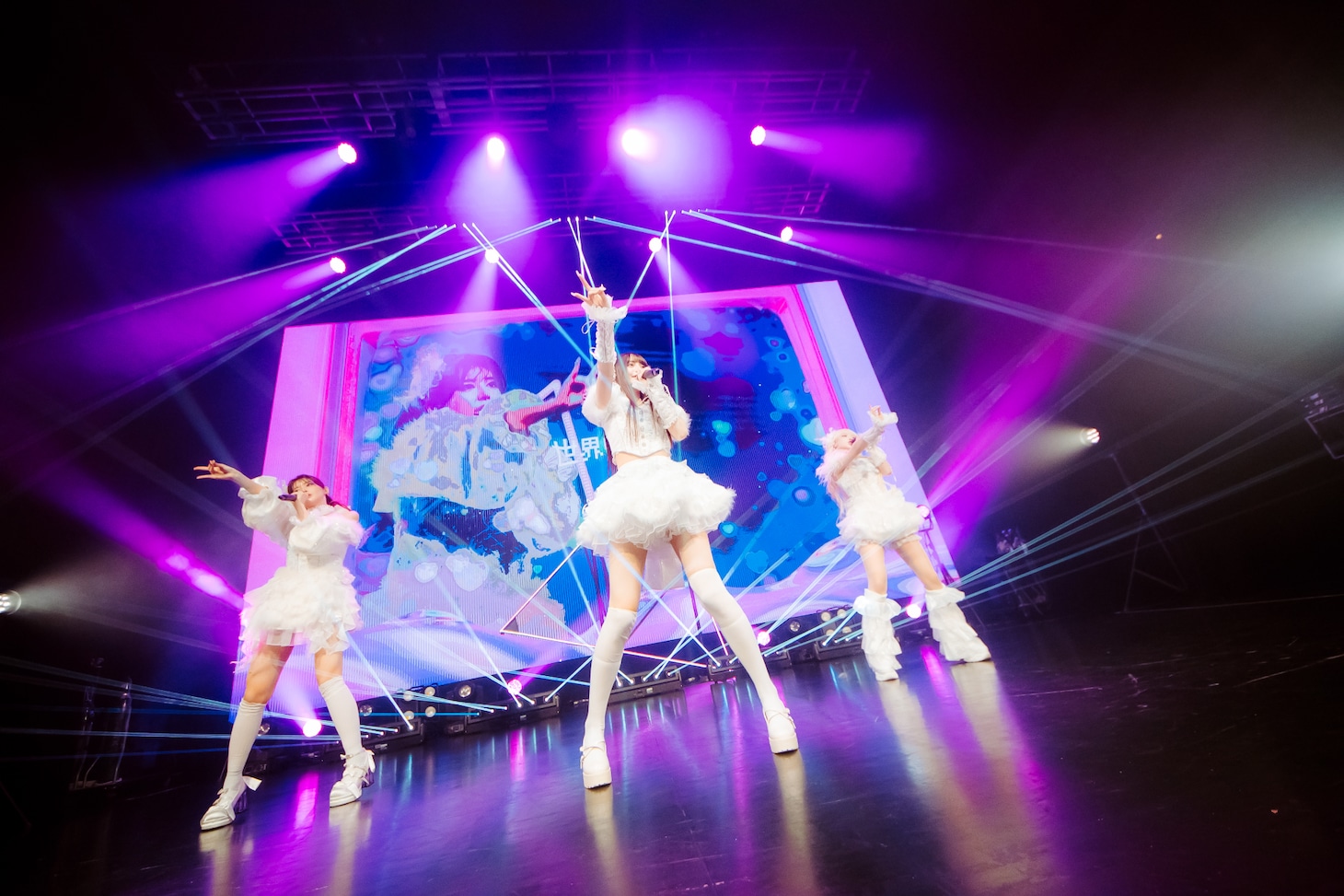 「最終未来少女 -RE:TRIΔNGLE- at Zepp Shinjuku」の様子。（Photo by Ayaka.）