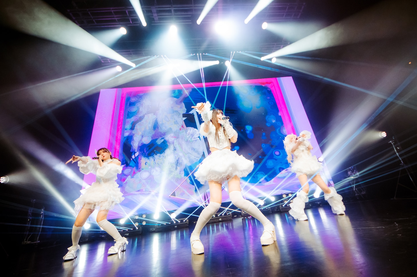 「最終未来少女 -RE:TRIΔNGLE- at Zepp Shinjuku」の様子。（Photo by Ayaka.）