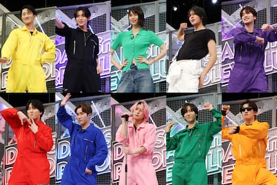 「それSnow Manにやらせて下さいSP」より「10人連続完コピダンス」挑戦者。©TBS