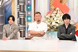 左から橋本将生、中田翔、菊池風磨。