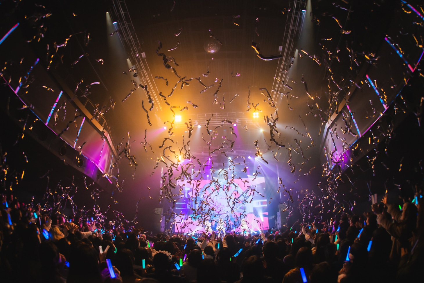 「最終未来少女 -RE:TRIΔNGLE- at Zepp Shinjuku」の様子。（Photo by Ayaka.）