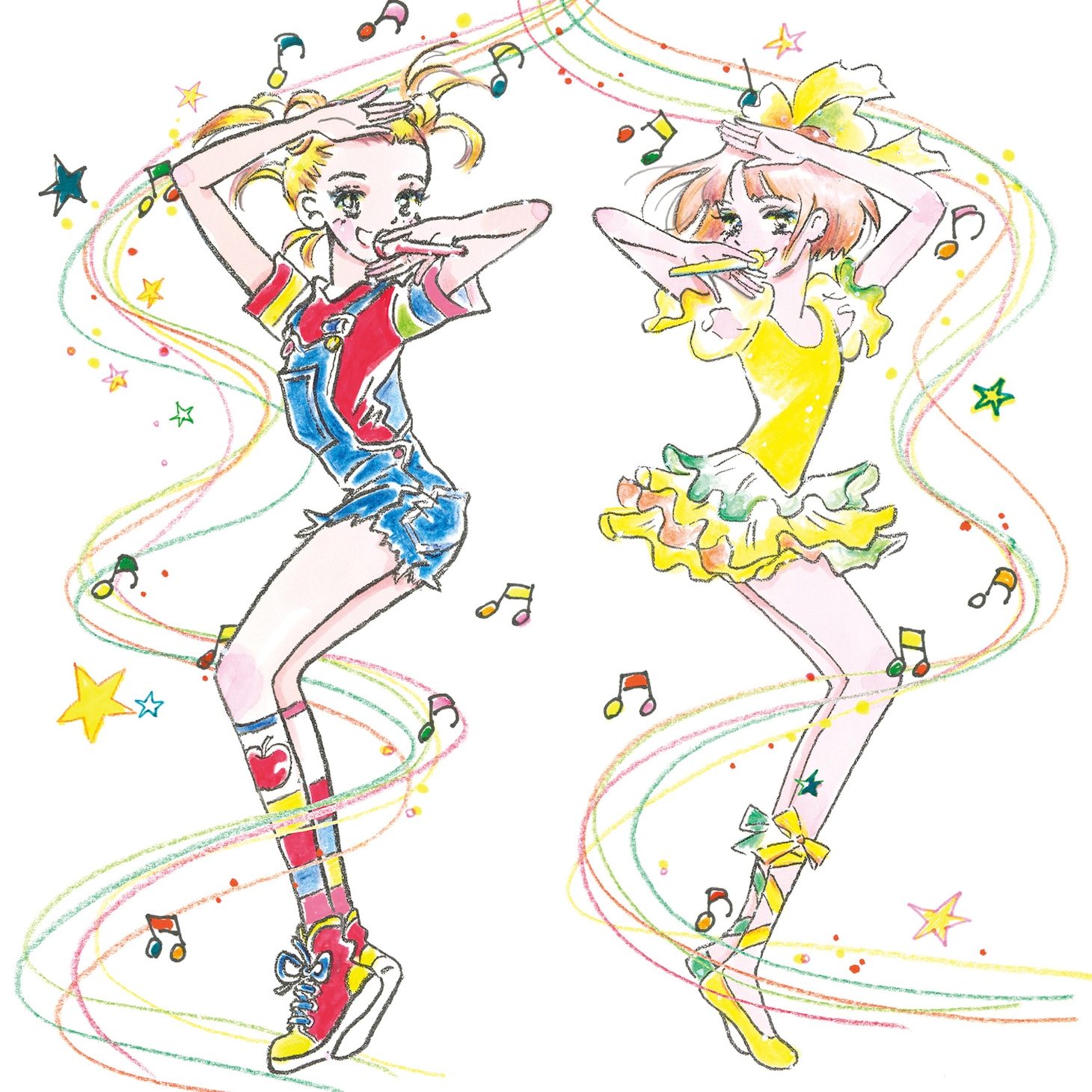 Chara＋YUKI「背中にリボン」ジャケット