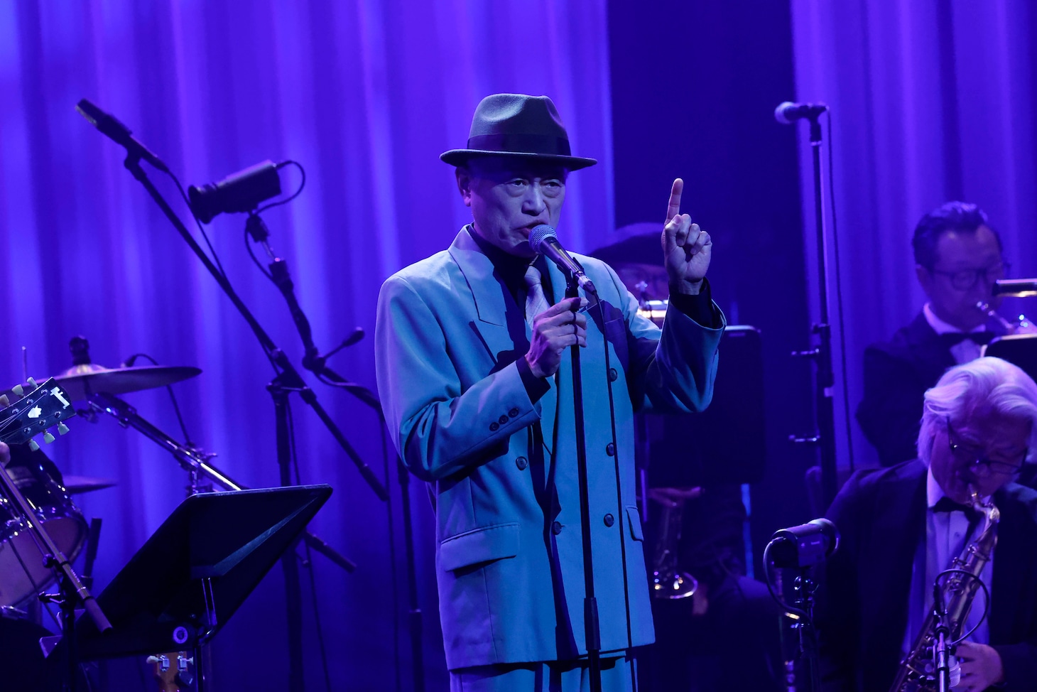 福嶋“タンメン”岩雄（福嶋“TAN-MEN”岩雄 Rockin' The Blues!）（撮影：山本佳代子）