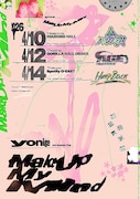 yonige presents「Make up my mind」フライヤー
