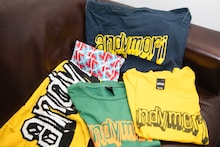 田中真琴が所有しているandymori関連のグッズ。