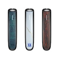 山口一郎×「Ploom AURA」コラボフロントパネル。左から「緑青」「金継」「ローズウッド」。