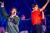 左から矢嶋由菜、洸瑛。