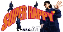 1995年4月26日にリリースされたm.c.A・Tのシングル「SUPER HAPPY」はまだ短冊型ジャケットだった。