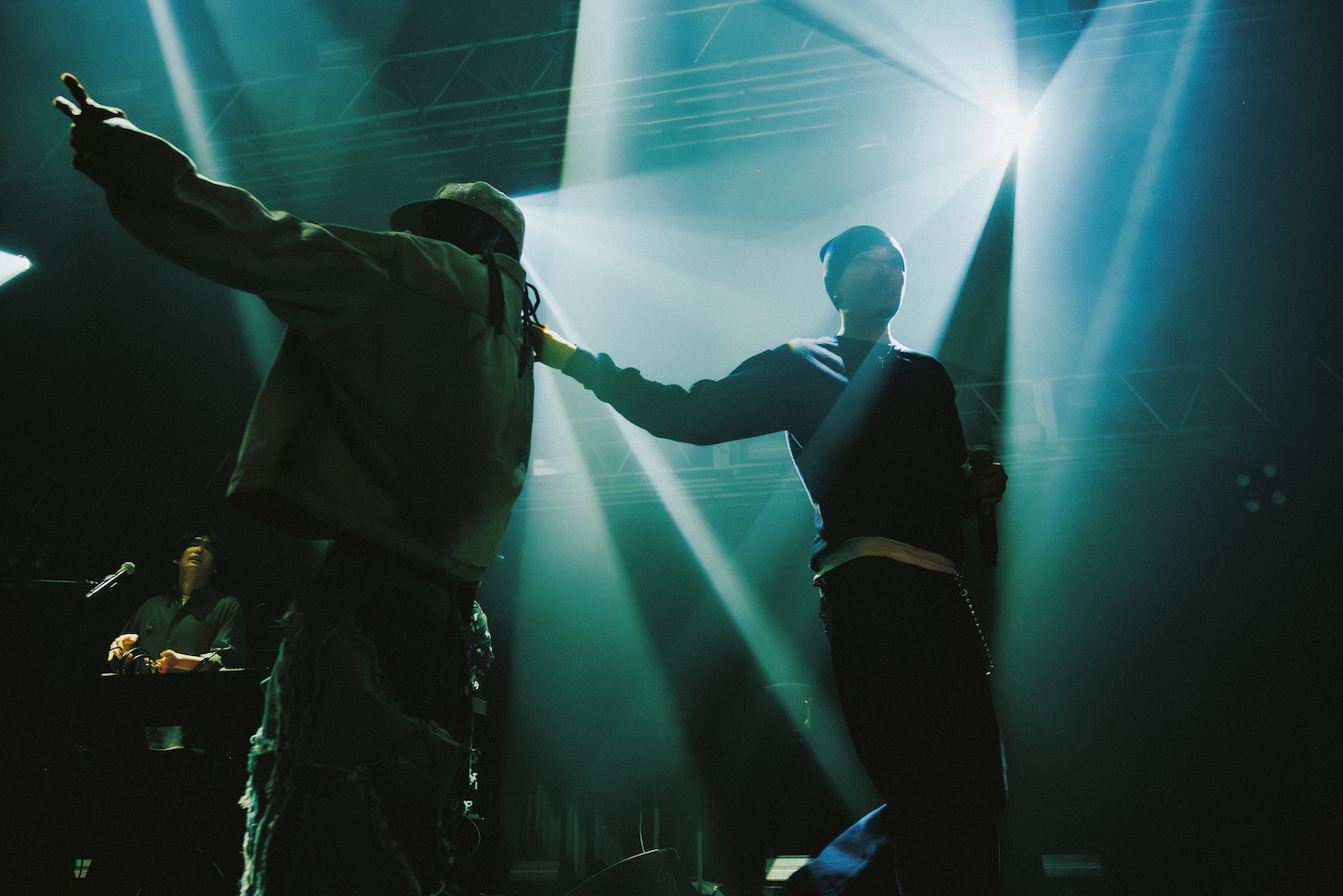 KaneeeとYo-Sea。（Photo by Daiki Miura）